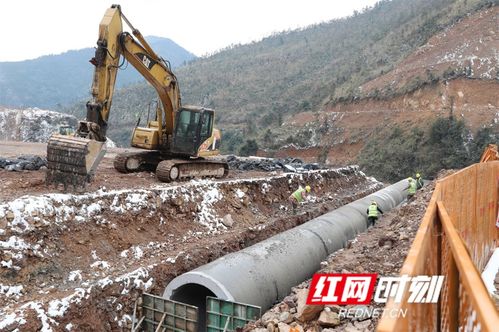 湖南永州 寒潮低溫施工忙，組圖記錄建設工程施工一線